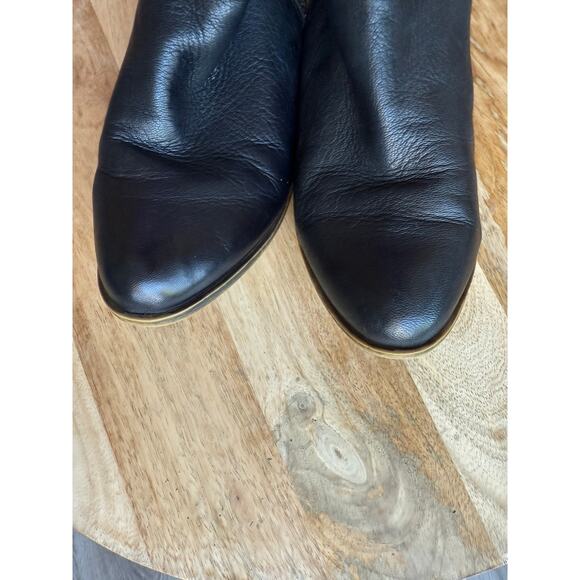 Lucky Brand Leather Basil Ankle Booties, Women's size 8.5, Black - Picture 6 of 8